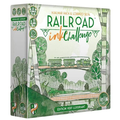 IELLO Horrible Guild Railroad Ink Challenge - Vert Luxuriant