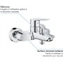 GROHE 33 300 003 EUROSMART Robinet mitigeur baignoire chrome sans équipement