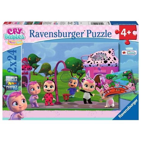 Ravensburger Cry Babies Puzzle 2 x 24 pièces, pour Enfants 4 + Ans, 5103, Multicolore