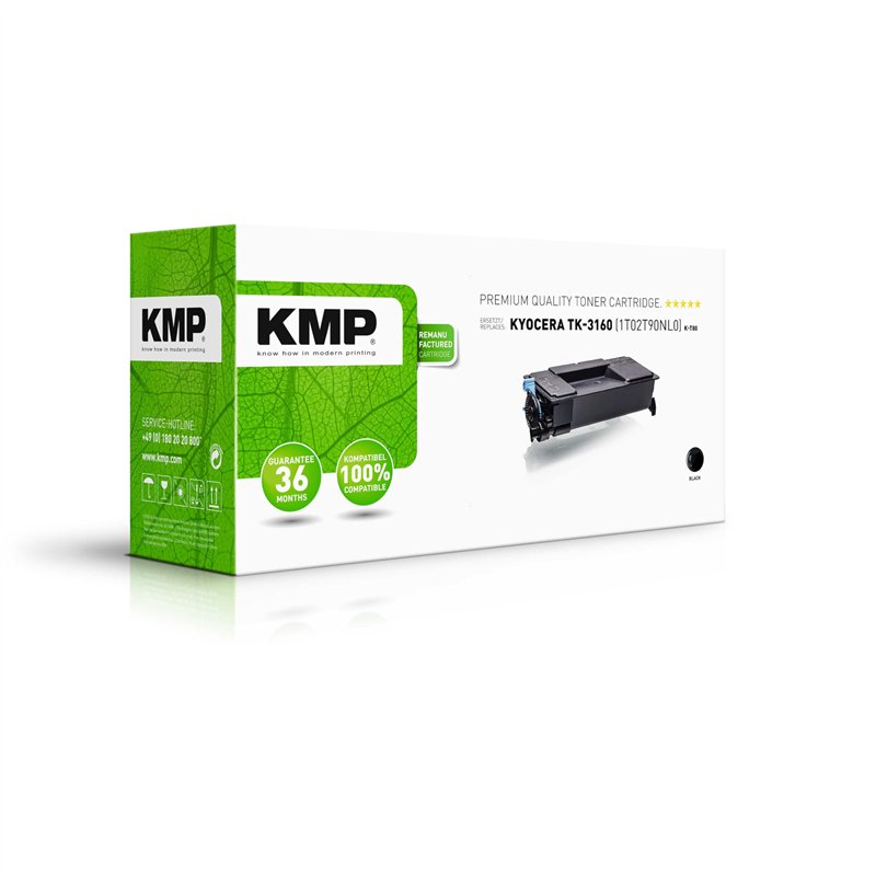 KMP K-T80 noir compatible avec Kyocera TK-3160