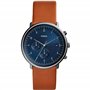 Fossil Chase Timer Chronograph pour homme, montre en acier inoxydable fumé, FS5486