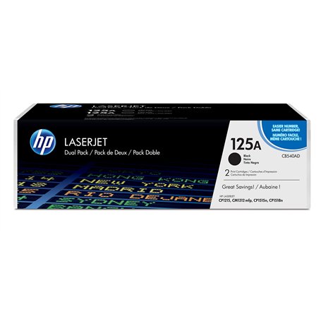 HP 125A pack de 2 toners LaserJet noir authentiques