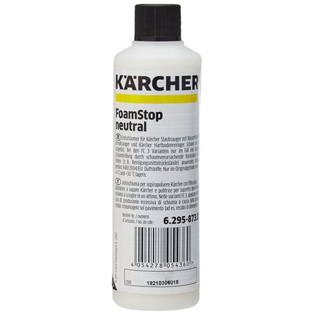 Kärcher 6.295-873.0 Solution anti-mousse (125 ml) pour aspirateur DS, Gris