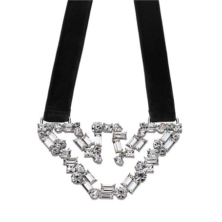 Emporio Armani Collier pour femme en métal argenté, EGS3049040