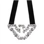 Emporio Armani Collier pour femme en métal argenté, EGS3049040