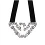 Emporio Armani Collier pour femme en métal argenté, EGS3049040