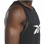 Reebok Maille de Basket-Ball Veste, Noir, S Homme