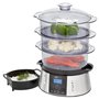 Cuiseur vapeur - Cuiseur riz - Rice cooker - Cuiseur vapeur electrique - Cuiseur Vapeur 3 Compartiments DG3547 Clatronic