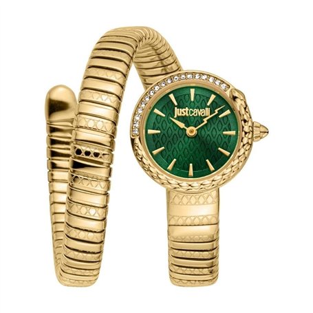 Just Cavalli Femme Analogique Quartz Montre avec Bracelet en Acier Inoxydable JC1L301M0035