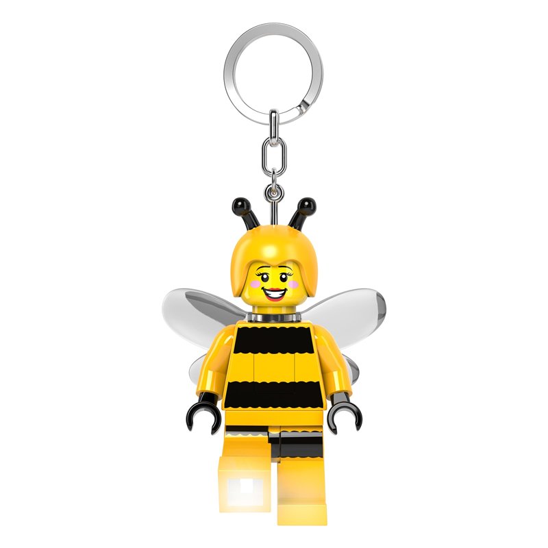 LEGO Mini figurines porte-clés lumineux 7,6 cm de haut – Bumblebee Girl (KE211H), blanc, taille L – 7,6 cm de haut, Blanc, Large