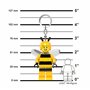 LEGO Mini figurines porte-clés lumineux 7,6 cm de haut – Bumblebee Girl (KE211H), blanc, taille L – 7,6 cm de haut, Blanc, Large