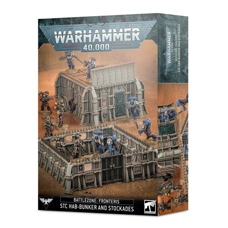 Games Workshop Warhammer 40k - Zone de Bataille Fronteris : SCS d'Hab-Bunker et de Palissades