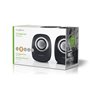 NEDIS Haut-Parleur PC 2 0, 12 W, Prise de 3,5 mm, Noir/argenté.