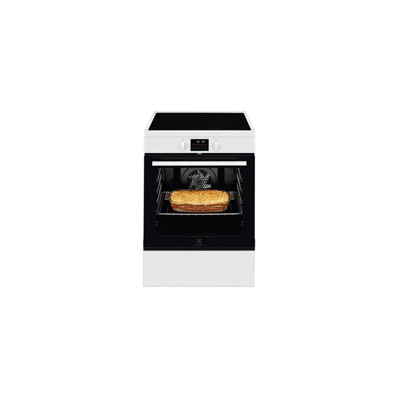 Cuisinière Induction A+ 73l 3 Feux, Série 500 Surroundcook, Blanc - LKI64890BW