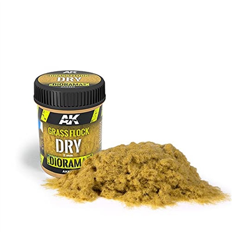 Ak+Interactive+Dioramas+-+Grass+Flock+Dry+2mm+%28250+ml%29