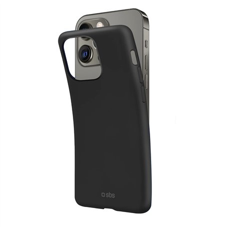 SBS Coque de protection en silicone pour iPhone 13 Pro Max Noir