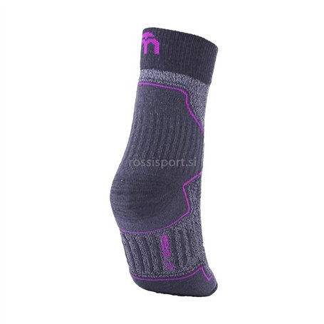 MICO Light Trekking Chaussettes Courtes Chaussette Foot, Gris, M