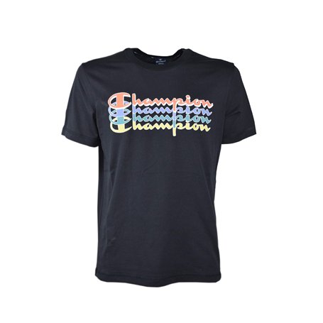 T shirt à manches courtes Champion Crewneck Noir