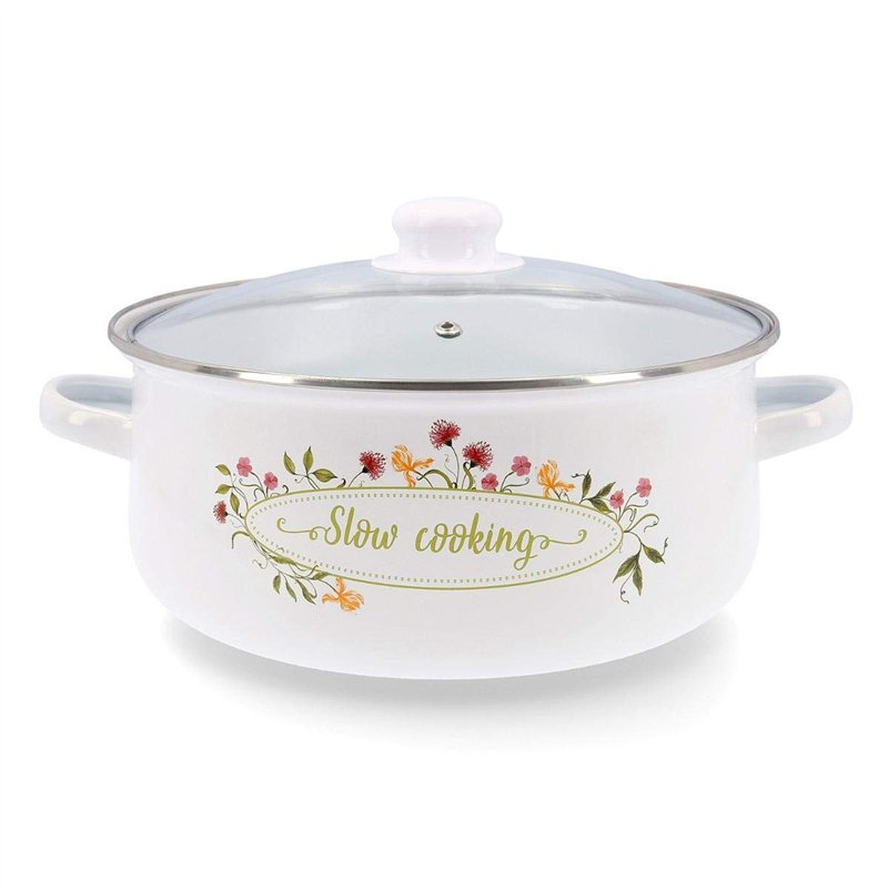 Casserole 26 cm en acier ESMALT MEMORY QD