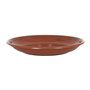 INDE 123834 Soucoupe pour Pot de Fleurs en céramique Marron