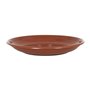 INDE 123834 Soucoupe pour Pot de Fleurs en céramique Marron