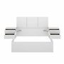 DEKIT GRUPO RIMOBEL Lit gigogne, mélamine, Blanc, 96 x 146 x 195,4 cm