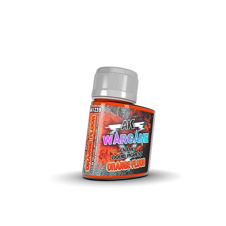 Ak+Interactive+Pot+de+Pigments+Liquide+Enamel+-+Orange+Fluor+%2835+ml%29