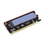 AXAGON compatible PCEM2-N PCIe-3.0-x16-Adapter, 1x M.2-NVMe-SSD, bis 2280 - passive Kühlung