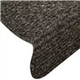 Tapis d'escalier auto-adhésifs 15 pcs 56x17x3 cm aiguilleté brun clair