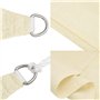 Bussandri Voile d'ombrage en polyéthylène haute densité 160 g/m² Crème 2 x 3 m