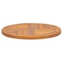 Dessus de table Bois de teck solide Rond 2,5 cm 50 cm