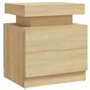 vidaXL Comodino Rovere Sonoma 45x35x52 cm in Truciolato