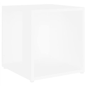 Tavolino Bianco 33x33x34,5 cm in Legno Multistrato