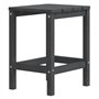 vidaXL Table de jardin Adirondack Anthracite 38 x 38 x 46 cm HDPE