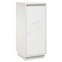 vidaXL Credenza Bianca 31,5x34x75 cm in Legno Massello di Pino