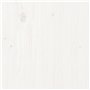 vidaXL Credenza Bianca 31,5x34x75 cm in Legno Massello di Pino
