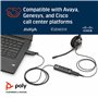 POLY DA85-M Adapt+Control Teams USB-A/C - QD pour casque EncorePro