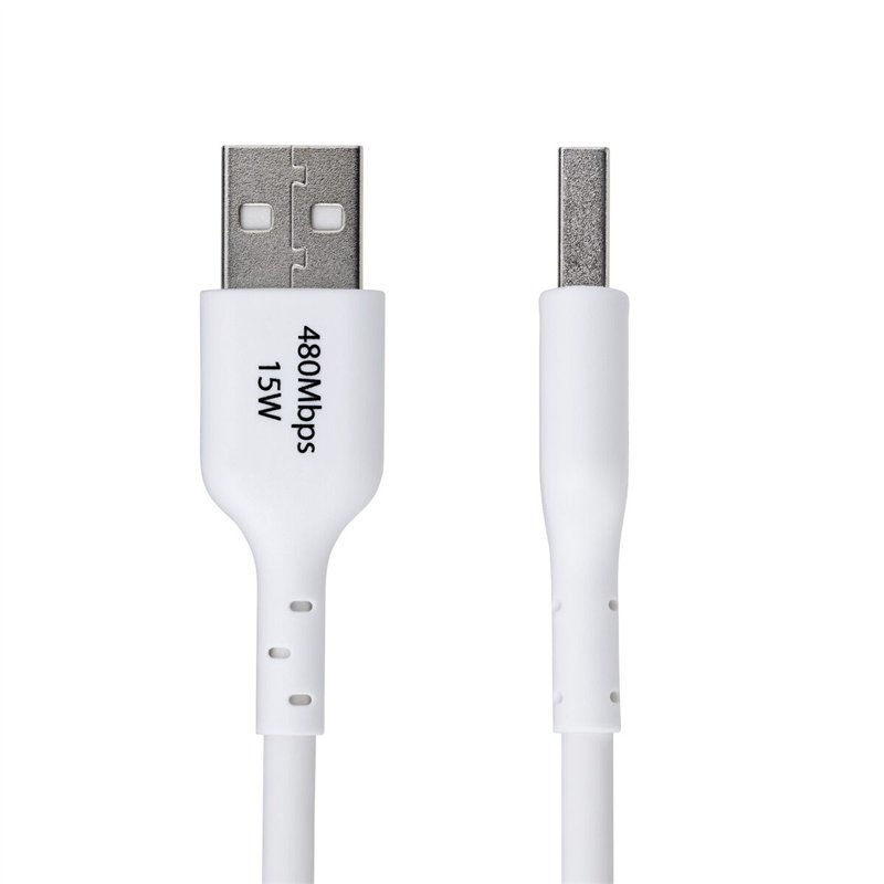 Image secondaire de Câble USB Startech USB2AC3MNCWHE Blanc 3 m