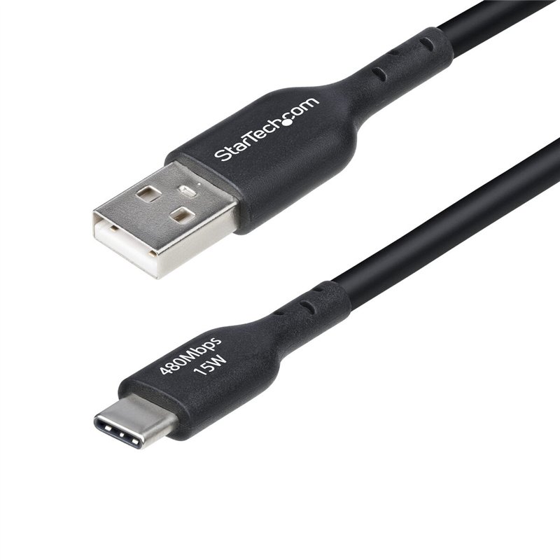 Câble USB Startech USB2AC4MBKE Noir