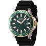 INVICTA Pro Diver 46134 Montre Homme - Entanche - Analogique - Mouvement à Quartz - Acier Inoxydable avec Cadran Vert - 45mm