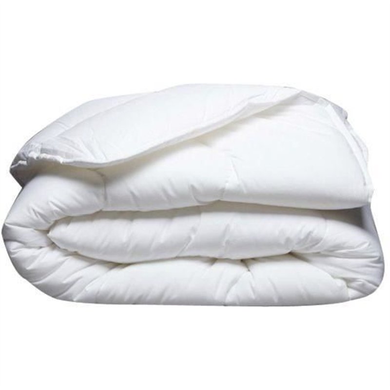 Couette chaude anti-acariens - 400 gr/m² - BLANREVE - 200 x 200 cm - Blanc