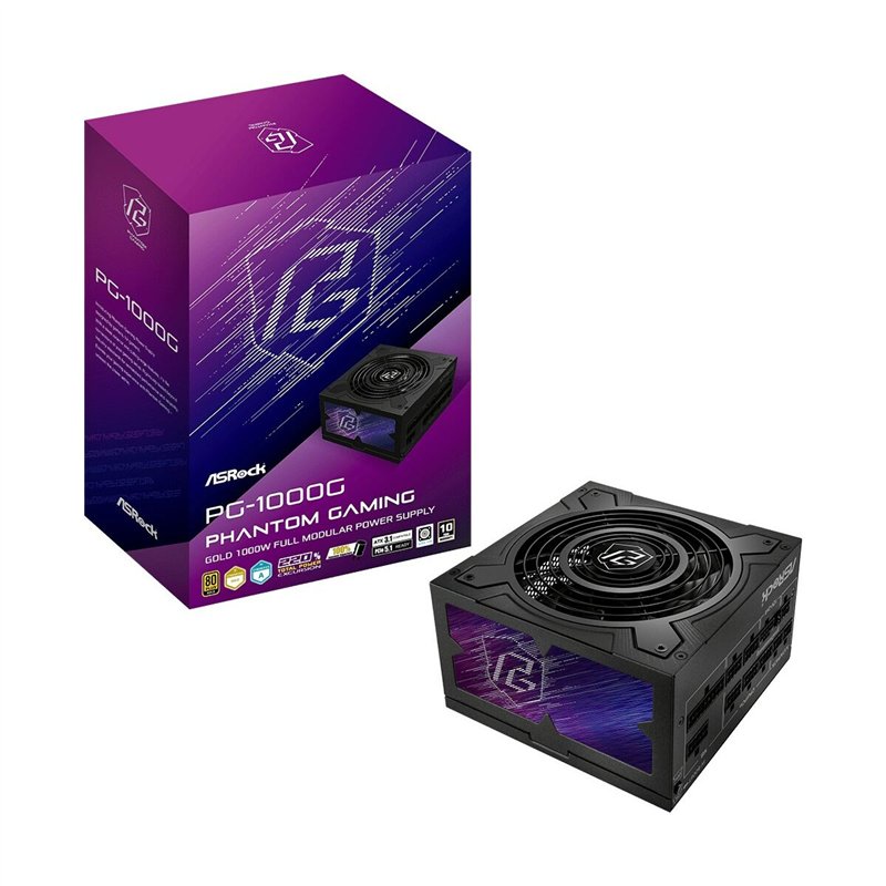 Bloc dAlimentation ASRock 90-UXP100-GFEAAB ATX 750 W 80 Plus Gold