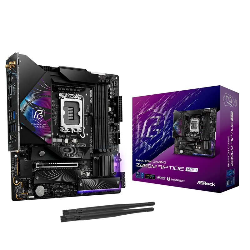 MB ASRock Intel 1851 Z890M RIPTIDE WIFI