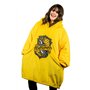 Harry Potter Poufsouffle Sweat à capuche surdimensionné Jaune, jaune, taille unique
