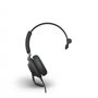 Jabra Evolve2 40 Casque PC Mono Écouteurs Certifié Microsoft Teams à Réduction du Bruit avec Technologie d'Appel à 3 Microphones