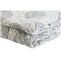 Couvre-lit DKD Home Decor Beige Gris Lit 1 persone Gran lit 2 persones 180 x 260 x 1 cm