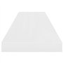 VidaXL Étagère murale flottante 4 pcs Blanc brillant 90x23,5x3,8cm MDF