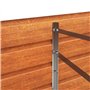 Bussandri Exclusive - Jardinière surélevée 320x80x45 cm acier corten rouillé