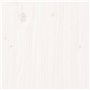 vidaXL Support moniteur en bois de pin massif Blanc 100 x 27 x 15 cm