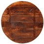 vidaXL Dessus de Table, Dessus de Table de Remplacement, Dessus de Rechange Salle à Manger, Ø 70x1,5 cm Rond Bois Massif de Récu